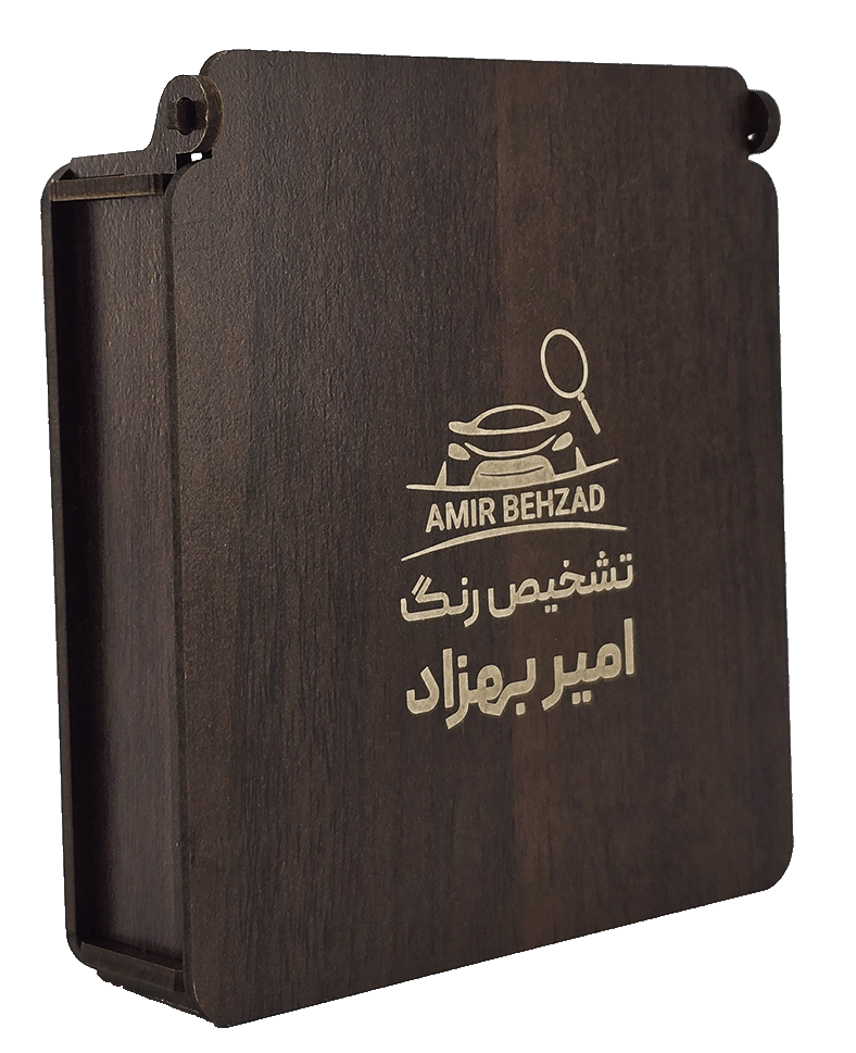 جعبه یادداشت رومیزی چوبی